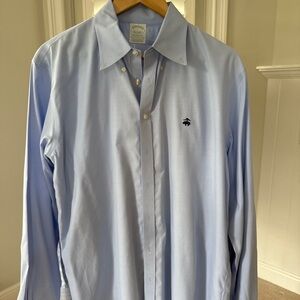 (039) Brooks Brothers Sky Blue Dress Shirt